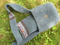 Sea Level Handmade Knitted Felted Small Shoulder Bag 3 small