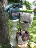 Sea Level Handmade Knitted Felted Small Shoulder Bag 4 small