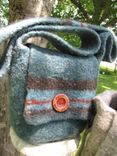 Sea Level Handmade Knitted Felted Small Shoulder Bag 5 small