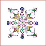 Kaleidoscopic Mandala Snowflakes $25 1 small