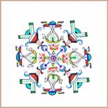 Kaleidoscopic Mandala Snowflakes $25 3 small