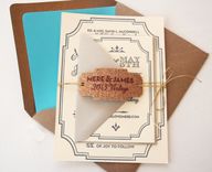 Vintage Deco Gatsby Inspired Wedding Invitations, Letterpress 1 small
