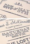 Vintage Deco Gatsby Inspired Wedding Invitations, Letterpress 4 small