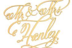 Custom Cake Topper Calligraphy Font 3 small