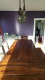 Reclaimed Hemlock Farmhouse Style Table And Bench 3 small
