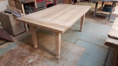 Solid Oak Farmhouse Table And Bench 6 small
