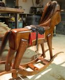 Solid Cherry Rocking Horse 1 small