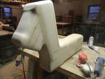 Solid Cherry Rocking Horse 3 small