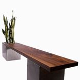 Modern Concrete And Wood Planter Bench 1 small