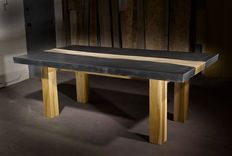 Concrete Table With Wood Inlay 1 small