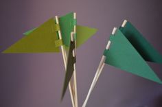 Custom Paper Flags For Wedding/Event 2 small