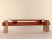 "New Bench" Cherry And Limestone 1 small