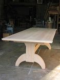 Oak Dining Trestle Table 1 small