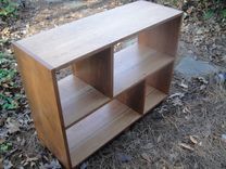 Mr2 Custom Solid Cherry Contemporary Bookcase With Tapered Feet 3 small