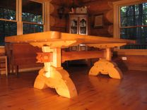 Heavy Timber Dining Table 1 small