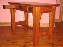 Greene And Greene Style Writing Desk 4 small