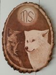 Wood-Burned Plaques 6 small