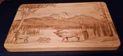 Solid Maple Custom Woodburned Cutting Boards 1 small