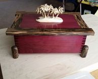 Custom Jewelry Box With Handcarved Handle 4 small