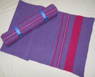 Striped Yoga Mat Runner 5 small