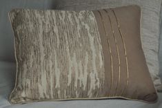 Sand & Taupe Decorative Pillow 16x20 3 small
