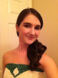 Hand Beaded Lace Dress 2 small