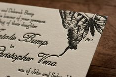 Wedding Invitations - Antique Botanical 6 small
