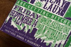 Wedding Invitations - Concert Poster 2 small