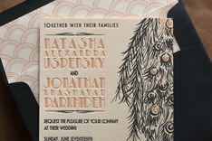 Wedding Invitations - Retro Gatsby 1 small