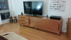 Cherry Modular Media Cabinet. 1 small