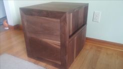 Walnut Nightstand With Charging Station 1 small