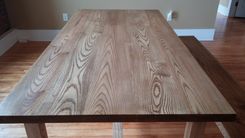 Farmhouse Table And Bench 2 small