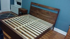 King Size Walnut Bed 2 small