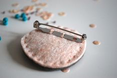 Felt Embroidered Pins 2 small