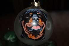Hand Painted Ornaments 2 small