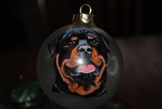 Hand Painted Ornaments 3 small