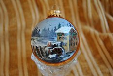 Hand Painted Ornaments 5 small