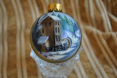 Hand Painted Ornaments 2 small