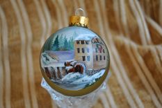 Hand Painted Ornaments 4 small
