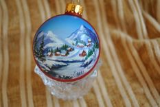 Hand Painted Ornaments 6 small
