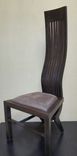 Chair Made Of Exotic Hardwood. (Wenge) 1 small