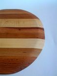 Multi Wood Pizza Paddle & Cheese Board 4 small