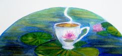 Art Nouveau Style Watercolor-Tea And Coffee 3 small