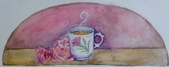 Art Nouveau Style Watercolor-Tea And Coffee 6 small