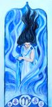Astrological Sign In Art Nouveau Style Watercolor Painting 1 small