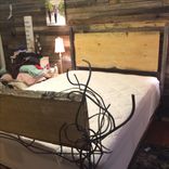 Beatlekill Pine And Steel Bed 2 small