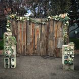 Wood Wall Wedding Backdrop 1 small