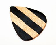 Handmade Wood Guitar Picks 6 small