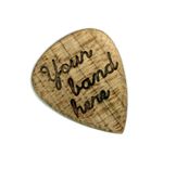Engraved Wood Guitar Picks, Custom, Musician Gift, Wooden Plectrum, Best Pick For Recording 1 small