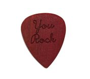 Engraved Wood Guitar Picks, Custom, Musician Gift, Wooden Plectrum, Best Pick For Recording 2 small